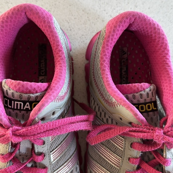 🍍 Adidas Climacool Women's Running Shoes Sneakers Size 9 Pink/Grey🍍 - Picture 3 of 5